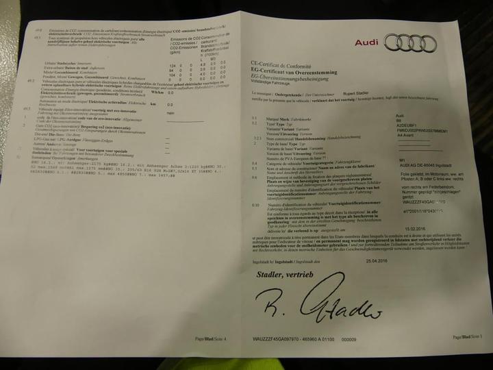 Photo 12 VIN: WAUZZZF45GA097970 - AUDI A4 AVANT 