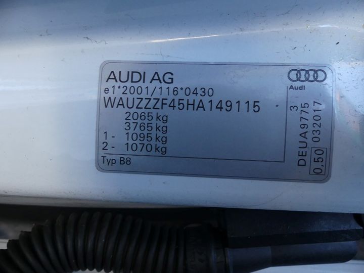 Photo 4 VIN: WAUZZZF45HA149115 - AUDI A4 