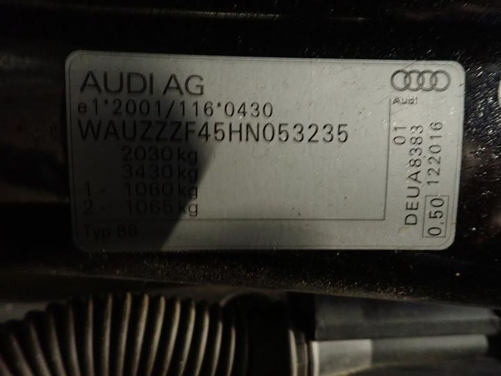 Photo 12 VIN: WAUZZZF45HN053235 - AUDI A4 4P 