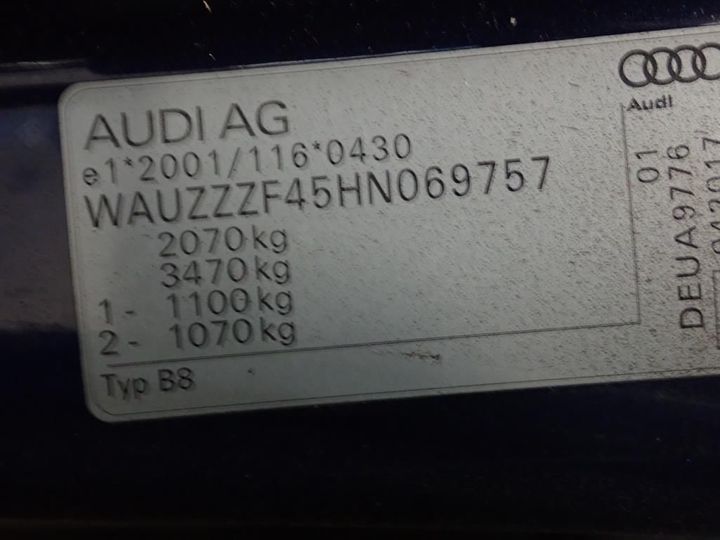 Photo 13 VIN: WAUZZZF45HN069757 - AUDI A4 