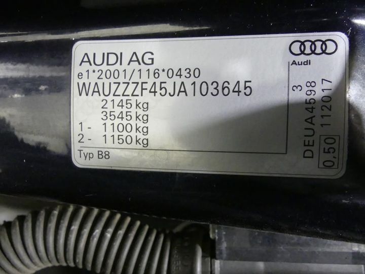 Photo 4 VIN: WAUZZZF45JA103645 - AUDI A4 