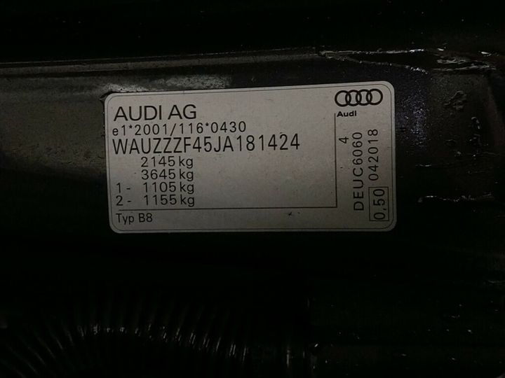 Photo 26 VIN: WAUZZZF45JA181424 - AUDI A4 AVANT 