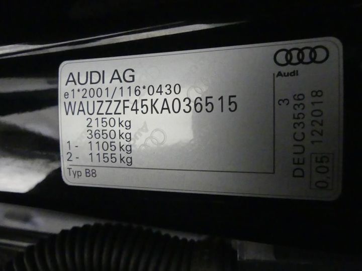 Photo 4 VIN: WAUZZZF45KA036515 - AUDI A4 AVANT 