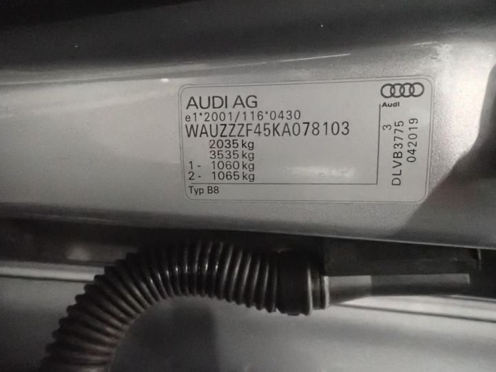 Photo 12 VIN: WAUZZZF45KA078103 - AUDI A4 