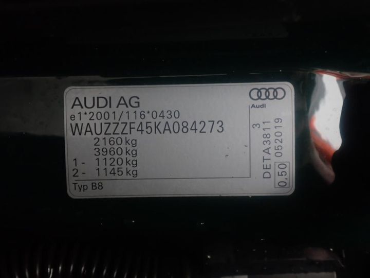 Photo 7 VIN: WAUZZZF45KA084273 - AUDI A4 4P 