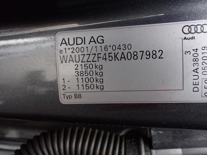 Photo 14 VIN: WAUZZZF45KA087982 - AUDI A4 AVANT 