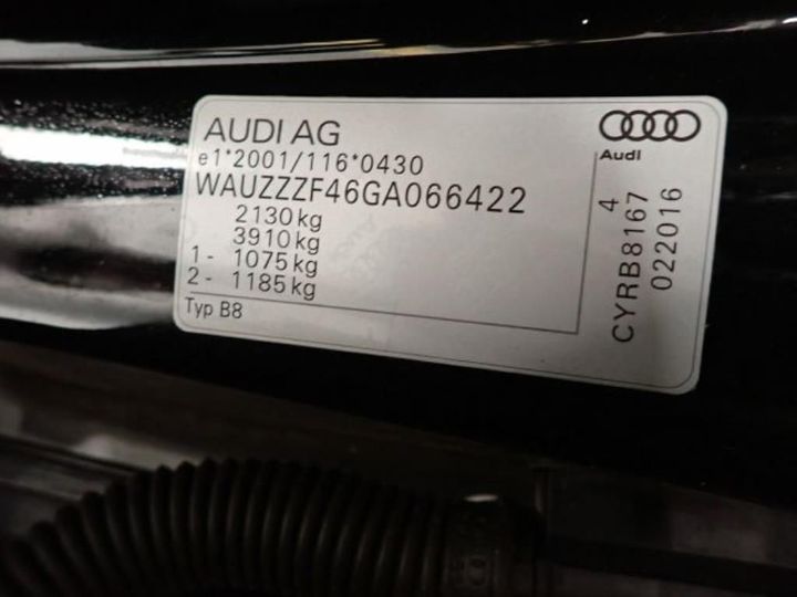 Photo 13 VIN: WAUZZZF46GA066422 - AUDI A4 AVANT 