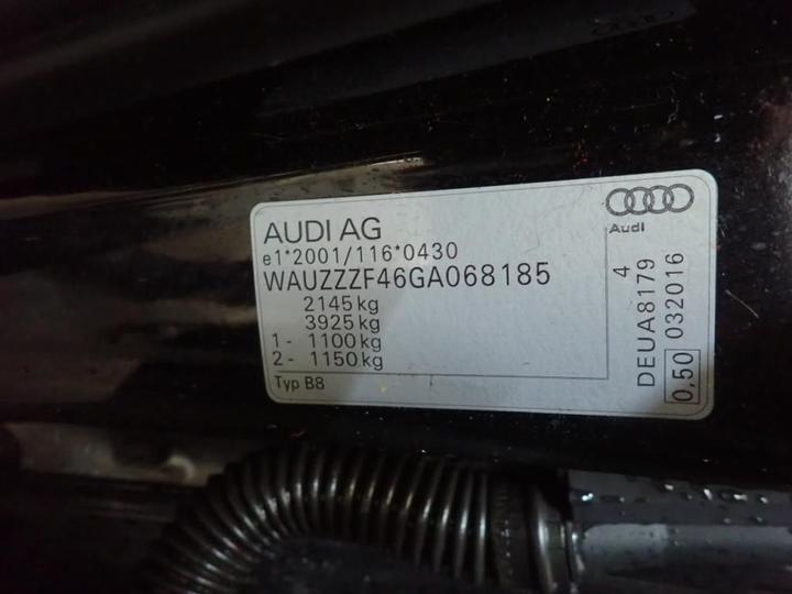 Photo 9 VIN: WAUZZZF46GA068185 - AUDI A4 AVANT 