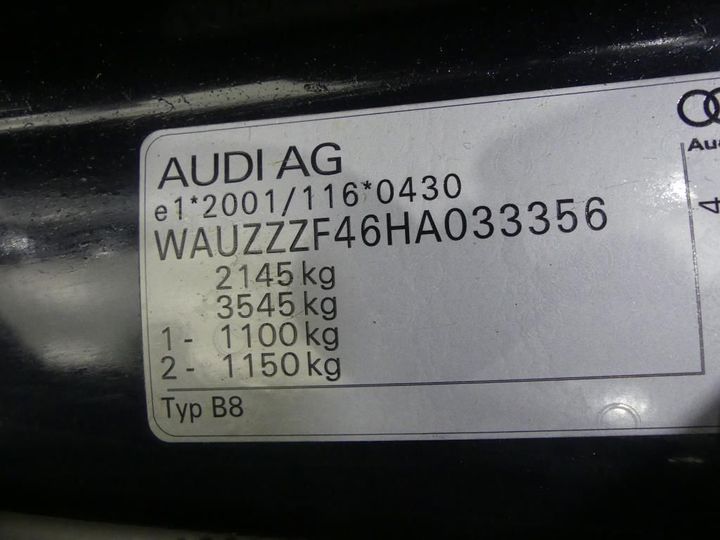 Photo 4 VIN: WAUZZZF46HA033356 - AUDI A4 AVANT 