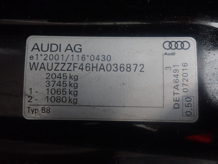 Photo 7 VIN: WAUZZZF46HA036872 - AUDI A4 4P 