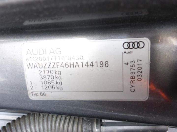 Photo 16 VIN: WAUZZZF46HA144196 - AUDI A4 ALLROAD QUAT 