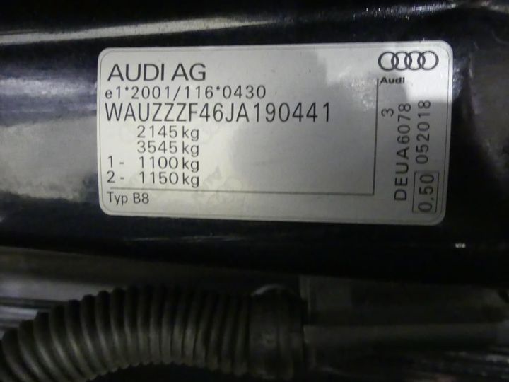 Photo 3 VIN: WAUZZZF46JA190441 - AUDI A4 AVANT 