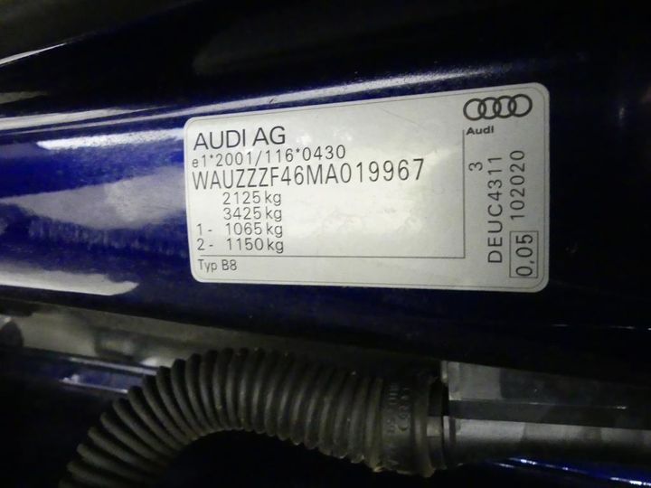 Photo 3 VIN: WAUZZZF46MA019967 - AUDI A4 AVANT 