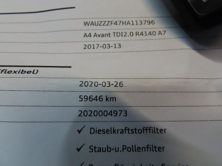 Photo 12 VIN: WAUZZZF47HA113796 - AUDI A4 AVANT 