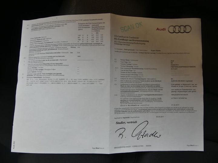 Photo 12 VIN: WAUZZZF47HA169205 - AUDI A4 AVANT 