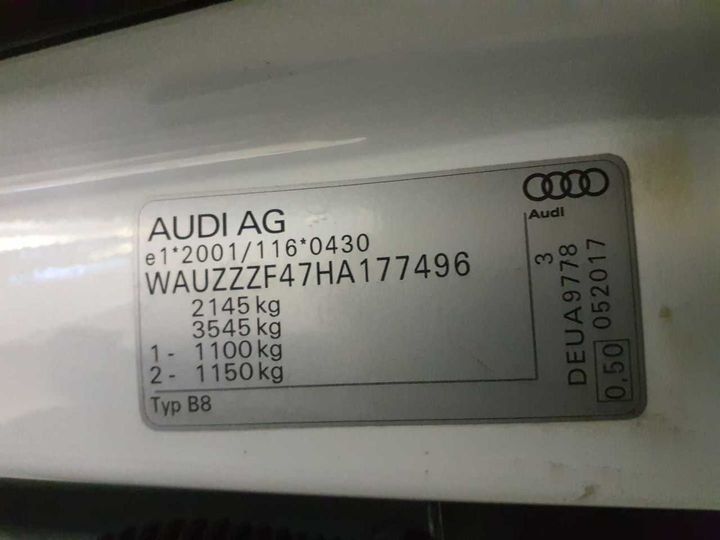 Photo 13 VIN: WAUZZZF47HA177496 - AUDI A4 AVANT 2.0 TDI 