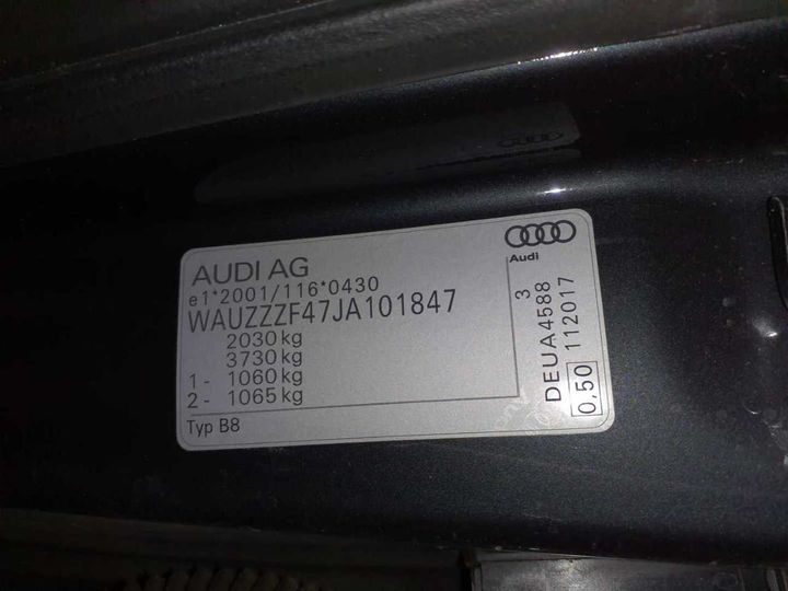 Photo 12 VIN: WAUZZZF47JA101847 - AUDI A4 2.0 TDI 