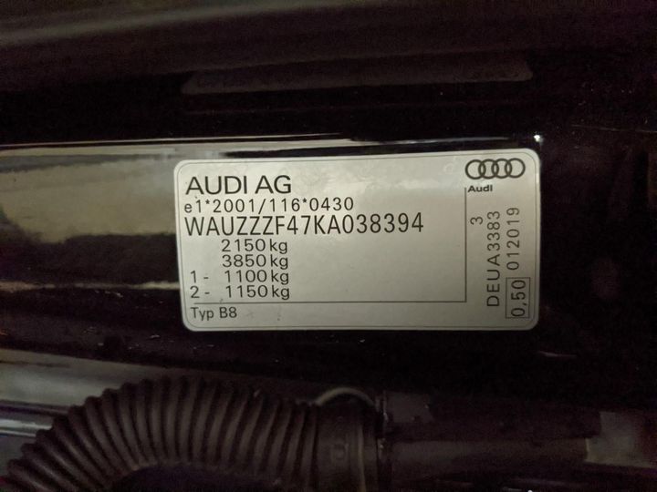 Photo 16 VIN: WAUZZZF47KA038394 - AUDI A4 AVANT 