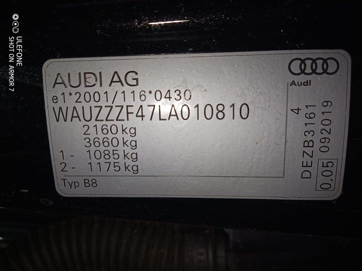 Photo 16 VIN: WAUZZZF47LA010810 - AUDI A4 AVANT FL'19 