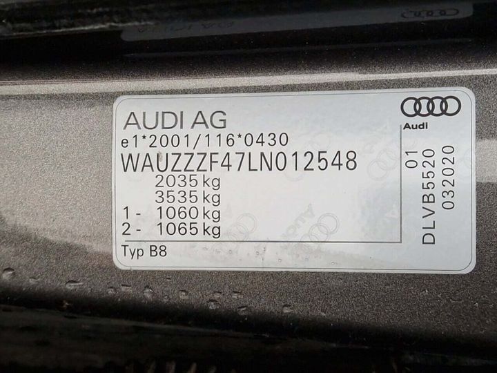 Photo 27 VIN: WAUZZZF47LN012548 - AUDI A4 