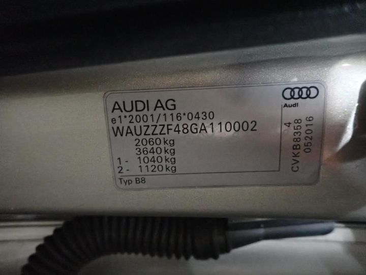 Photo 14 VIN: WAUZZZF48GA110002 - AUDI A4 AVANT 