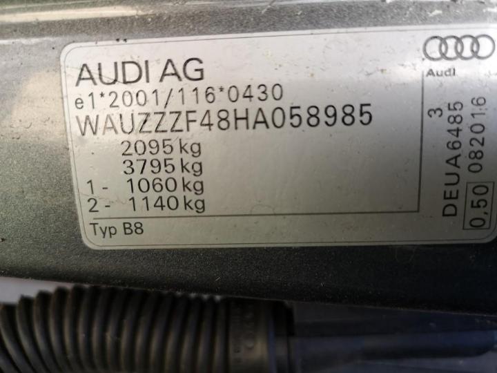 Photo 2 VIN: WAUZZZF48HA058985 - AUDI A4 