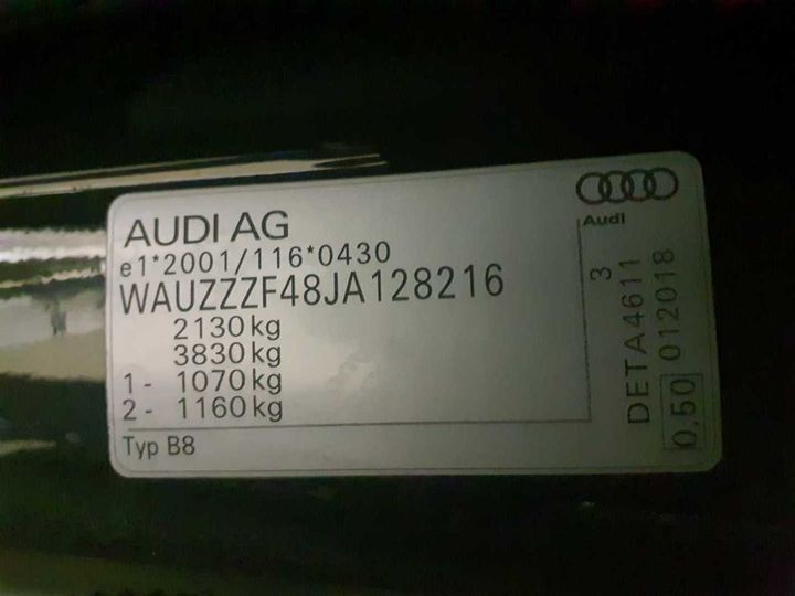 Photo 13 VIN: WAUZZZF48JA128216 - AUDI A4 AVANT 2.0 TDI 