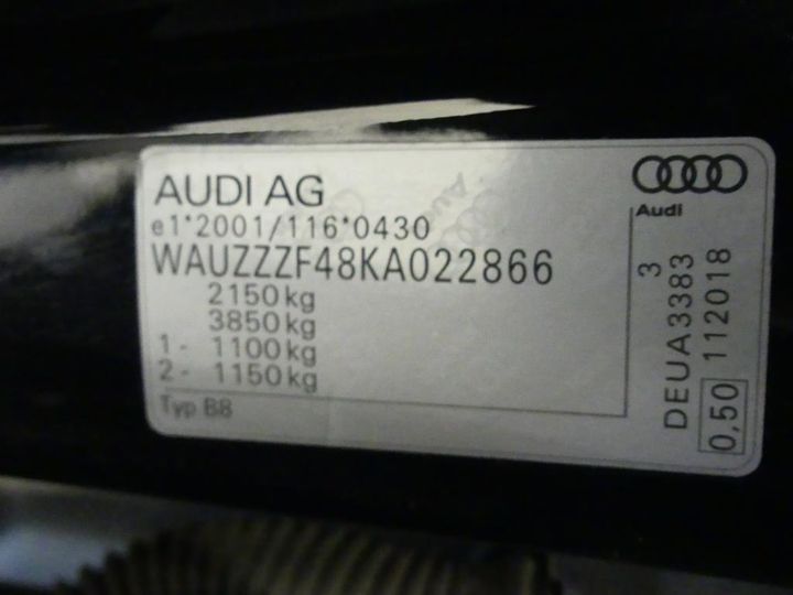 Photo 3 VIN: WAUZZZF48KA022866 - AUDI A4 AVANT 