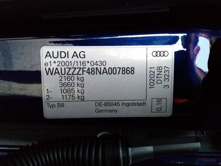 Photo 13 VIN: WAUZZZF48NA007868 - AUDI A4 