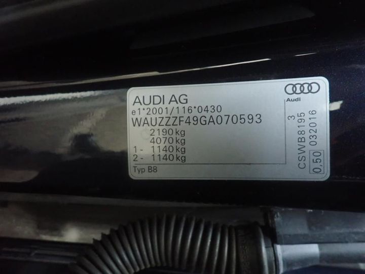 Photo 9 VIN: WAUZZZF49GA070593 - AUDI A4 