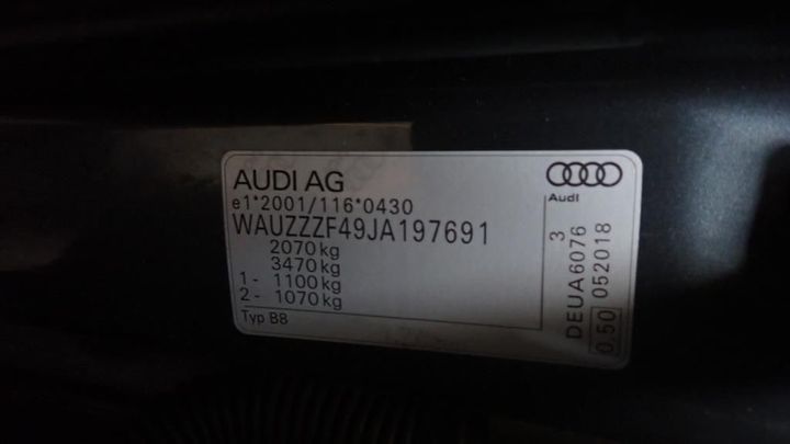 Photo 21 VIN: WAUZZZF49JA197691 - AUDI A4 