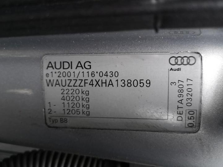 Photo 8 VIN: WAUZZZF4XHA138059 - AUDI A4 AVANT 