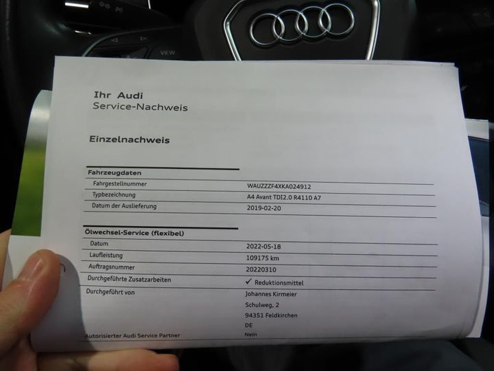 Photo 12 VIN: WAUZZZF4XKA024912 - AUDI A4 AVANT 