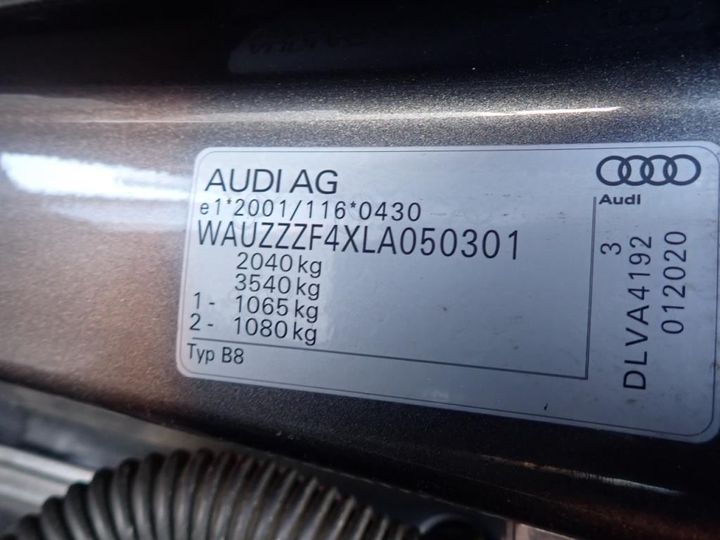 Photo 20 VIN: WAUZZZF4XLA050301 - AUDI A4 LIMOUSINE 