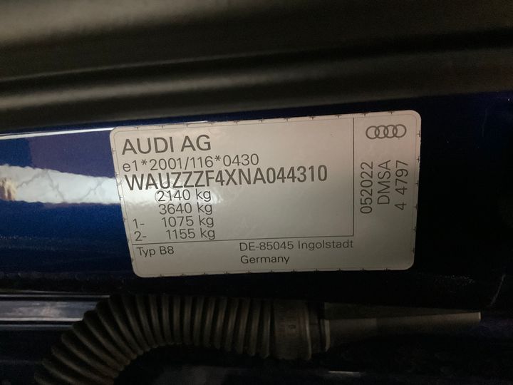 Photo 5 VIN: WAUZZZF4XNA044310 - AUDI A4 