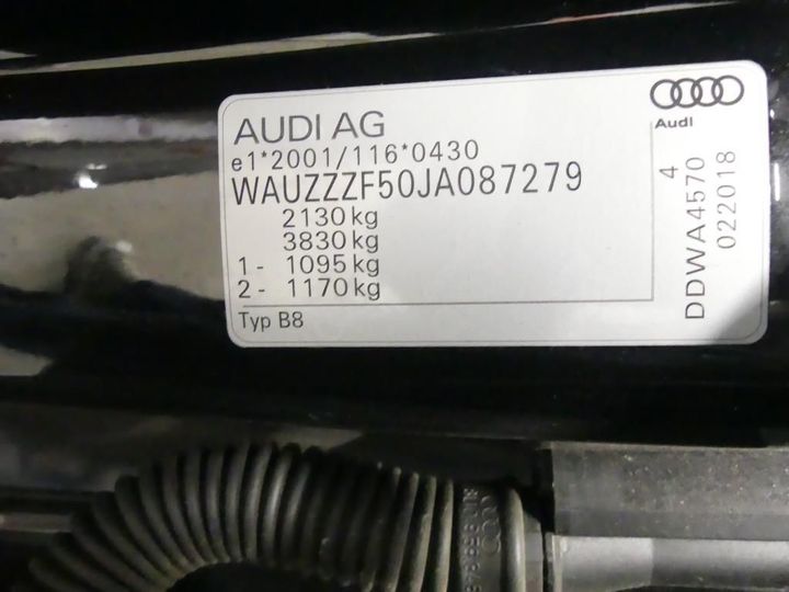 Photo 3 VIN: WAUZZZF50JA087279 - AUDI A5 SPORTBACK 