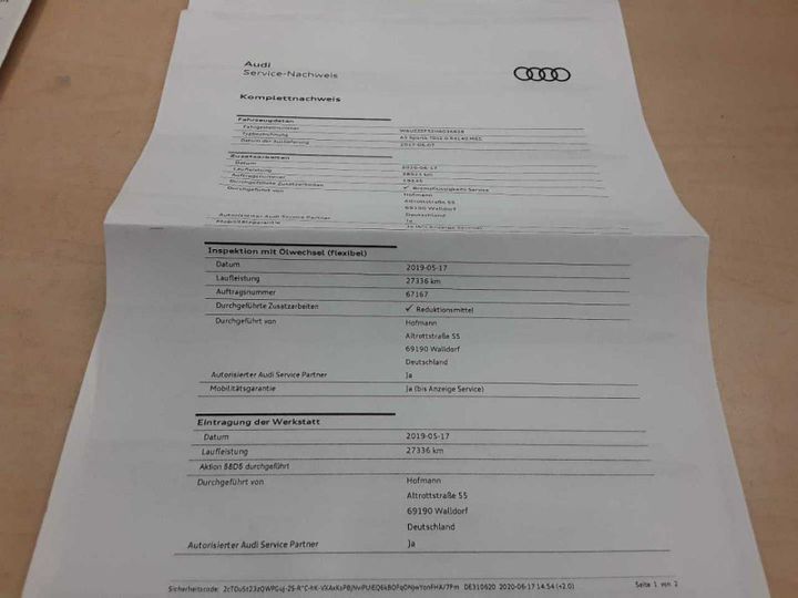 Photo 10 VIN: WAUZZZF52HA036828 - AUDI A5 2.0 TDI 