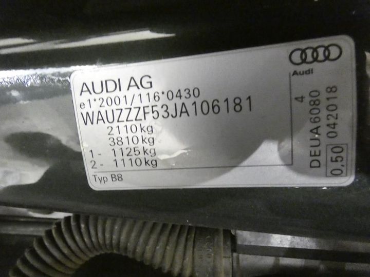 Photo 4 VIN: WAUZZZF53JA106181 - AUDI A5 SPORTBACK 