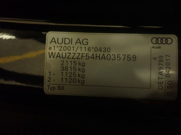 Photo 7 VIN: WAUZZZF54HA035759 - AUDI A5 SPORTBACK 