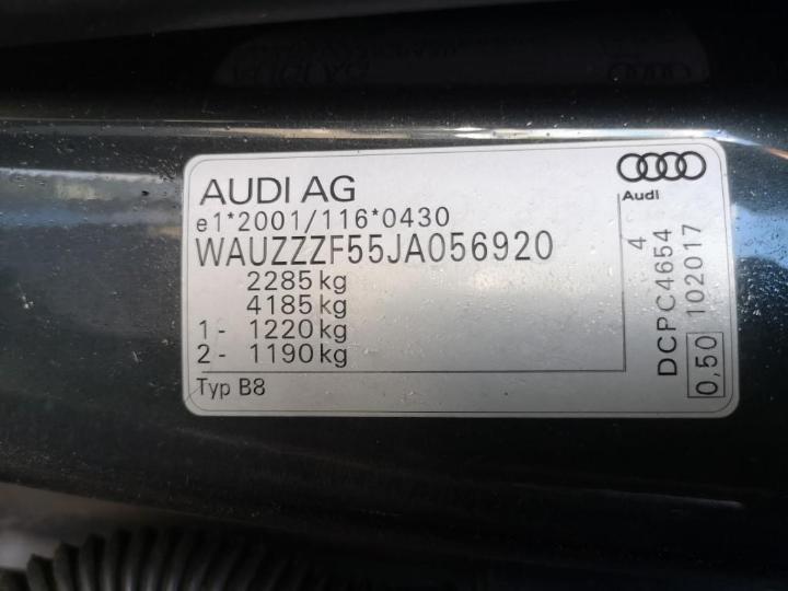 Photo 6 VIN: WAUZZZF55JA056920 - AUDI A5 SPORTBACK 