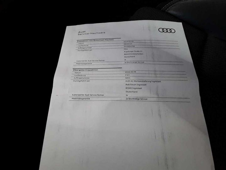 Photo 30 VIN: WAUZZZF55JA100964 - AUDI A5 SPORTBACK 2.0 TDI 