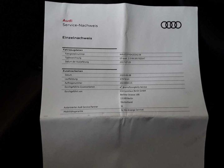 Photo 17 VIN: WAUZZZFY0H2034239 - AUDI Q5 