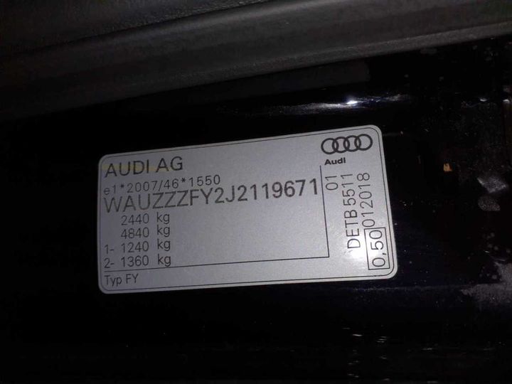 Photo 12 VIN: WAUZZZFY2J2119671 - AUDI Q5 2.0 TDI QUATTRO S 