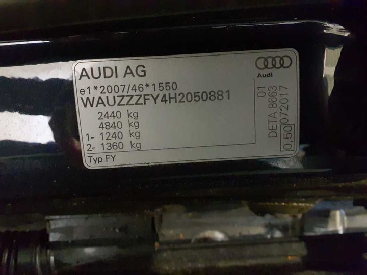 Photo 13 VIN: WAUZZZFY4H2050881 - AUDI Q5 2.0 TDI QUATTRO S 