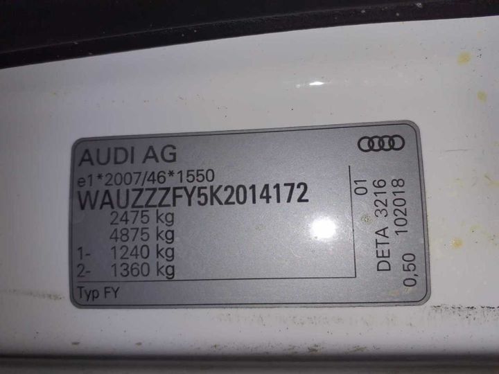 Photo 12 VIN: WAUZZZFY5K2014172 - AUDI Q5 40 TDI QUATTRO S 