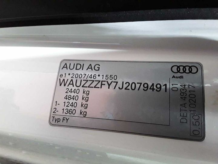 Photo 13 VIN: WAUZZZFY7J2079491 - AUDI Q5 2.0 TDI QUATTRO S 