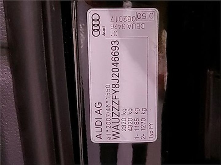 Photo 12 VIN: WAUZZZFY8J2046693 - AUDI Q5 DIESEL - 2017 