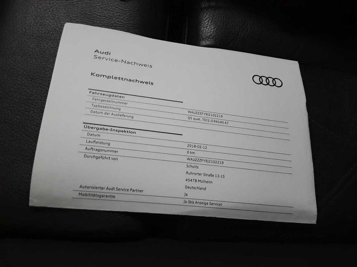 Photo 23 VIN: WAUZZZFY9J2102219 - AUDI Q5 2.0 TDI QUATTRO S 