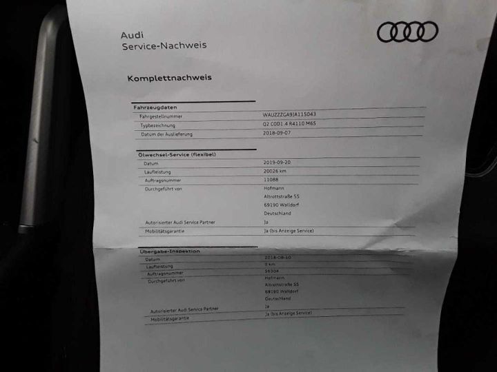 Photo 17 VIN: WAUZZZGA9JA115043 - AUDI Q2 1.4 TFSI 