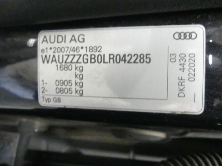 Photo 2 VIN: WAUZZZGB0LR042285 - AUDI A1 SPORTBACK 